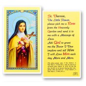 St. Theresa Holy Card